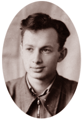 Г.Полонский - ученик 9-го класса. Москва, 1956 г.